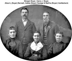 Group picture of the Boyer-- Vannortrick Family
