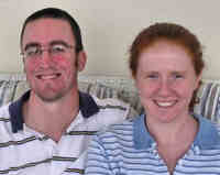Brian McGeogh and wife Michelle Weller