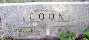 Glenn R. Cook and wife Marguerite Mae Abbott