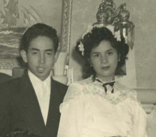 Peter Roque Domasin and wife Frances Garabato