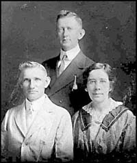 Emory A., left, David F., middle, Estelle, right