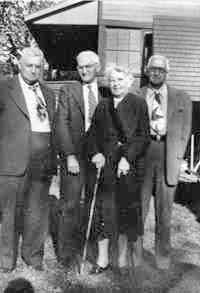 Grover Cleveland, Jay W, Cassie May and Daniel Reynolds Jr. Bonnell, picture 1950