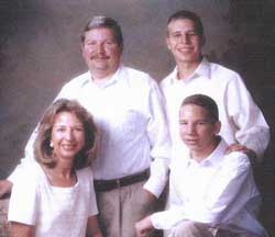 Donn Charles Hotchkin, wife Cathy Snauko, sons Jason and Phillip
