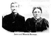 James Bateman & his wife Miranda Croy