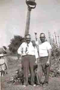 Joseph Harper on right with his brother Thomas