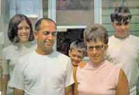 Norma Jean, her husband Loyal Shepler and their children