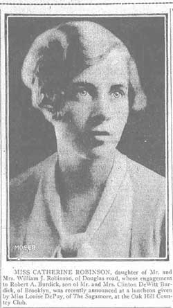Catherine Robinson Burdick