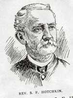 Rev. Samuel Fitch Hotchkin, picture copied from one of his books
