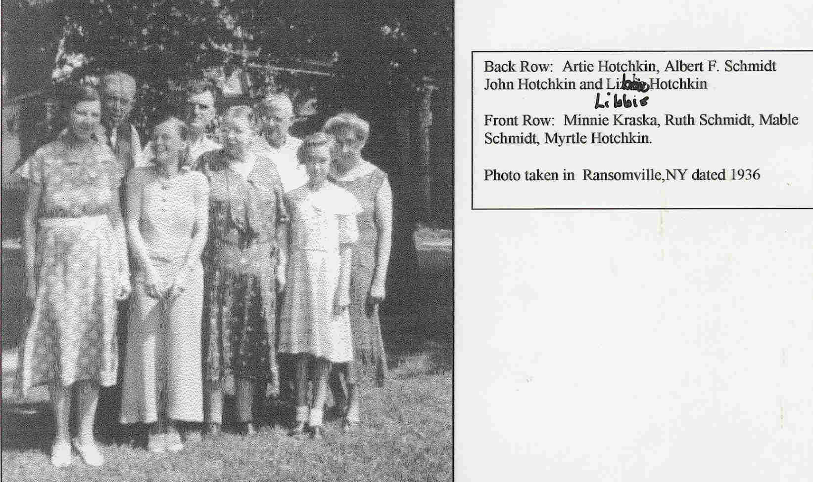 Elizabeth (Libby) Balcom Hotchkin
wife of John Albert Hotchkin