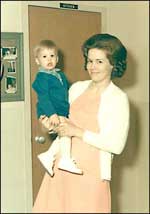 Shirley Faye Dill Edwards and son Robin