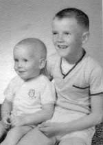 James at age 2 and Robert age 7